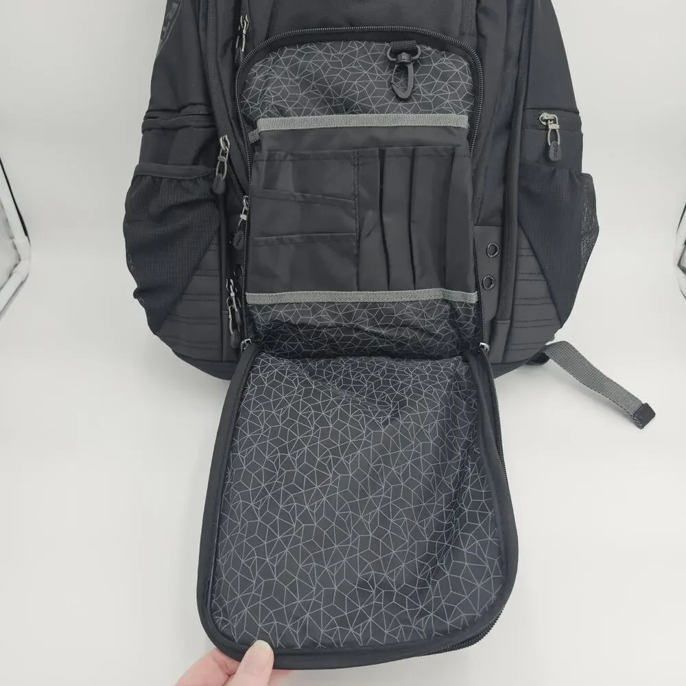 Vertex 5387 Viper Computer Backpack, Black, Travel School Commuter Bag New Tags
